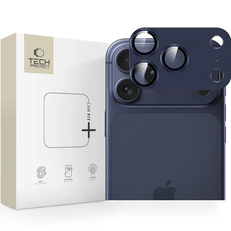 Kaitseklaasid Tech-Protect Apple IPHONE 17 PRO APARATU TECH-PROTECT CAMFULL FIT Deep Blue