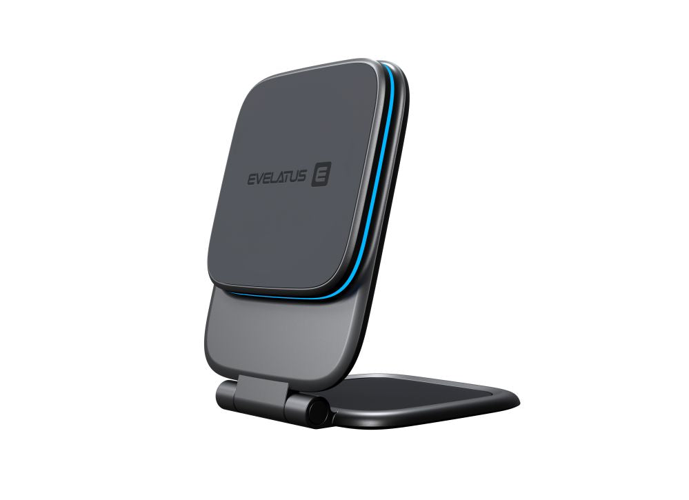 Universaalne telefonihoidja (Popsocket) Evelatus  MagSafe Qi wireless charging magnet mount (for Car Screen/dashboard, laptop, tablet, monitor) Black