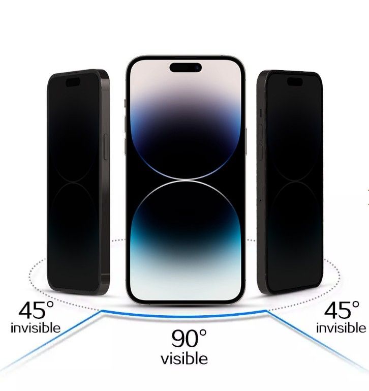Kaitseklaasid iLike Apple IPHONE 17 AIR Tempered Privacy Glass Black
