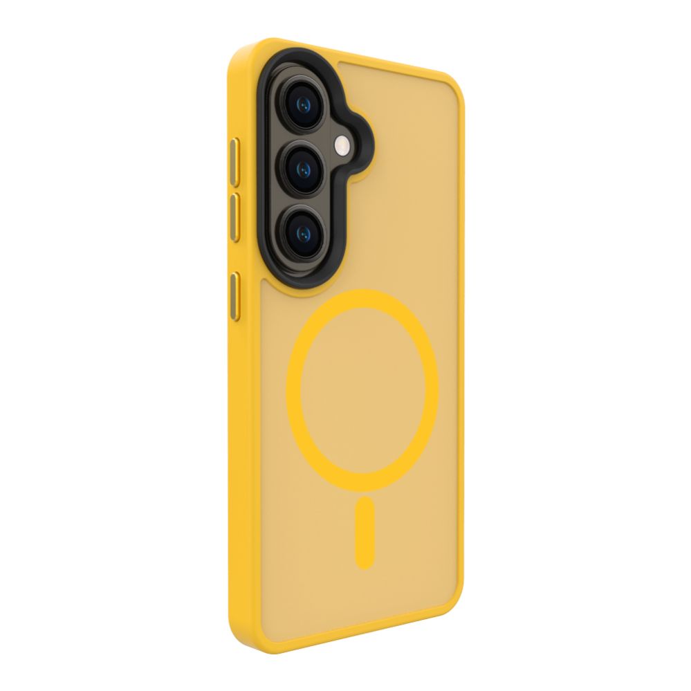 Tagakaaned Evelatus Samsung Galaxy S26 Hybrid Case with Magnetic PC+TPU Orange