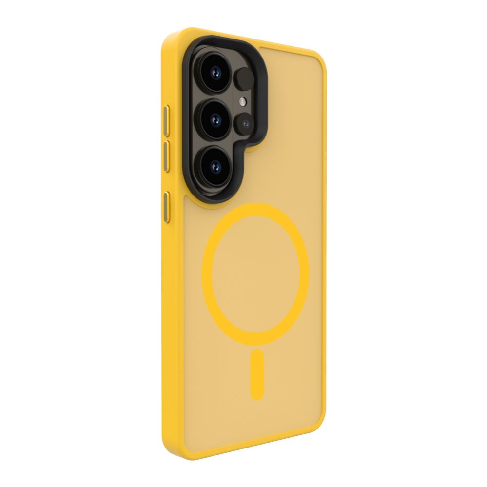 Back panel cover Evelatus Samsung Galaxy S26 Ultra Hybrid Case with Magnetic PC+TPU Orange