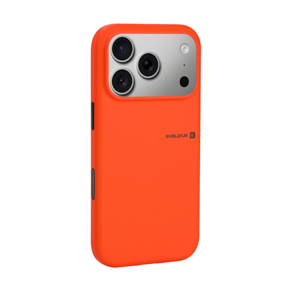 Tagakaaned Evelatus Apple iPhone 17 Pro Premium MagSafe Sandstone Case Orange