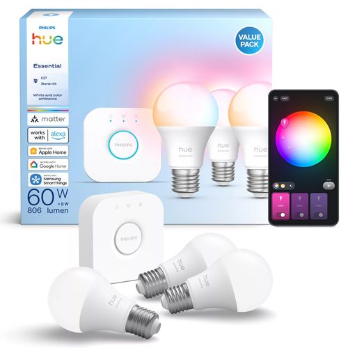 LED pirn Philips Hue  E WCA  806 A60 E27 3kit EU |