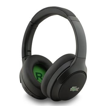 Wired headphones Lacoste  Petit Pique ANC/ENC Wireless Headphone Black