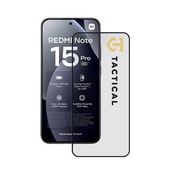 Kaitseklaasid Tactical - Tactical Glass Shield 5D sklo pro Xiaomi Redmi Note 15 Pro+ Black