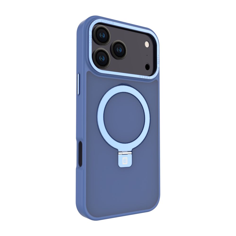Back panel cover Evelatus Apple iPhone 17 Pro Max Shield Case With MagSafe & Stand Matte Blue