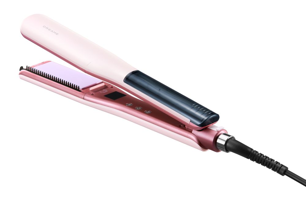 Juuste sirgendaja DREAME  AuraSteam Straightener Pink