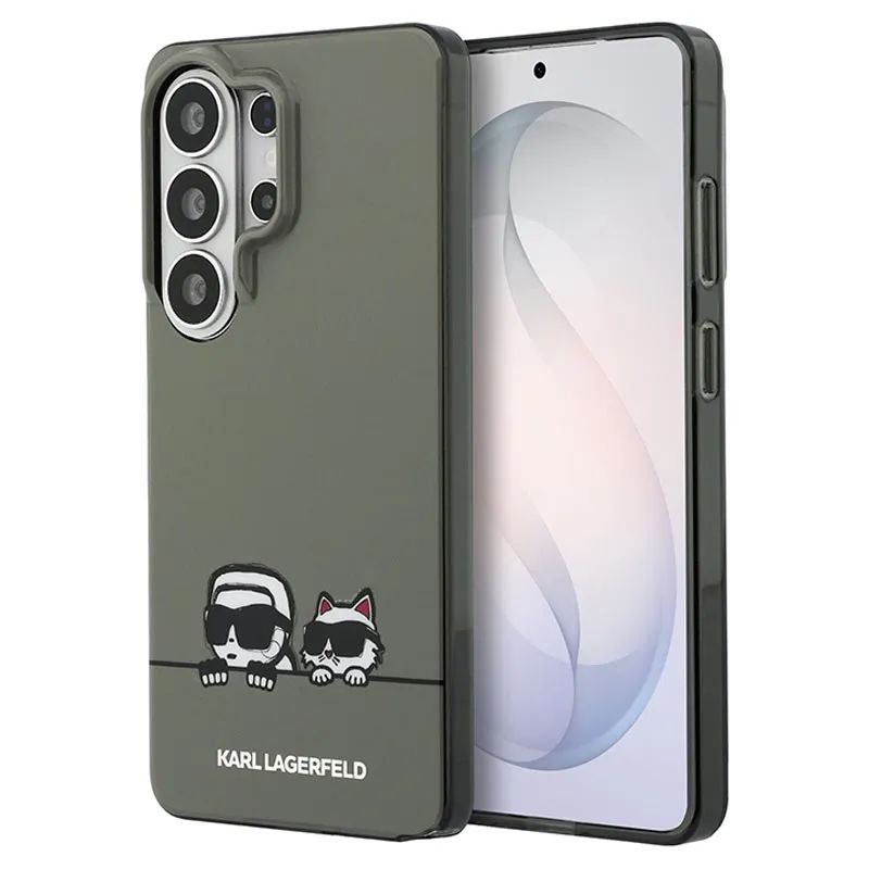 Чехол универсальная книжка Karl Lagerfeld Samsung Galaxy S26 Ultra IML Peekaboo Karl&Choupette With MagSafe Case Green
