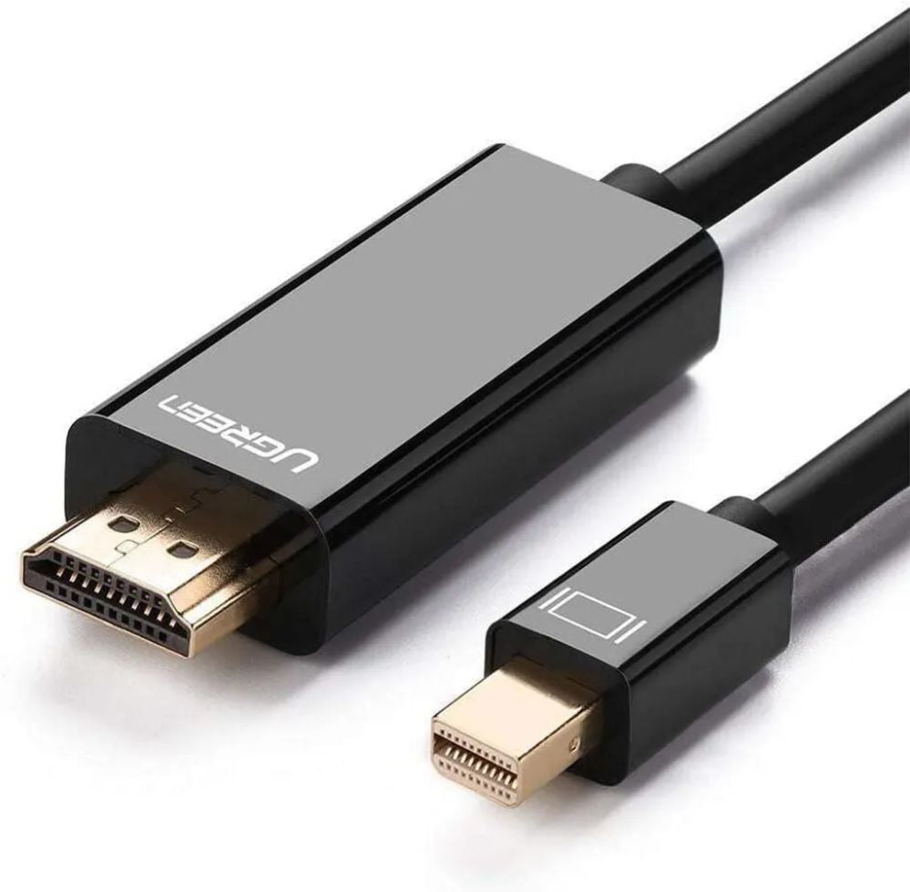 Кабель Ugreen  Mini DP Male to HDMI Cable 4K 1.5m Black