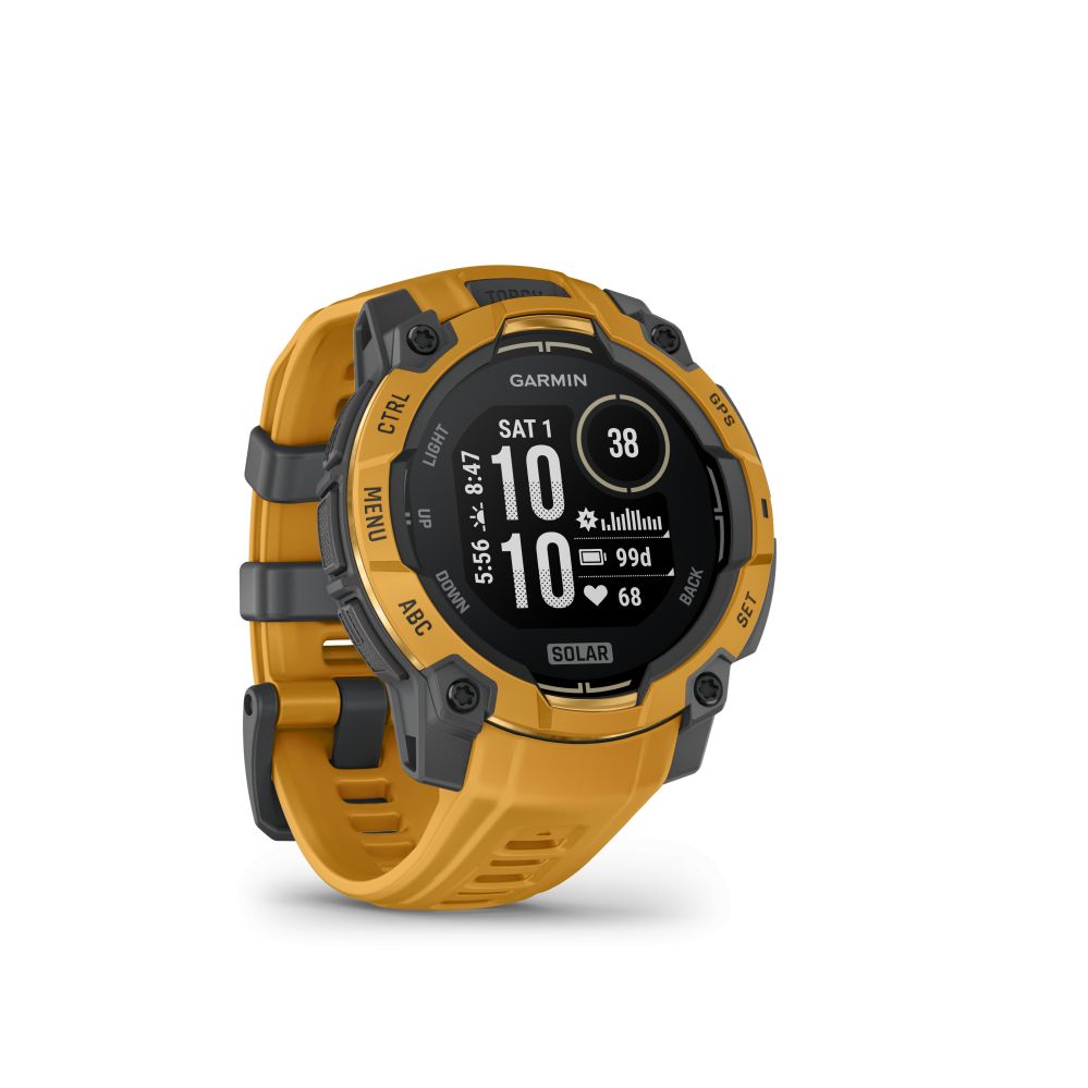 Умные часы Garmin  Instinct 3 – 45 mm, Solar
Sunburst with Sunburst/Grey Band