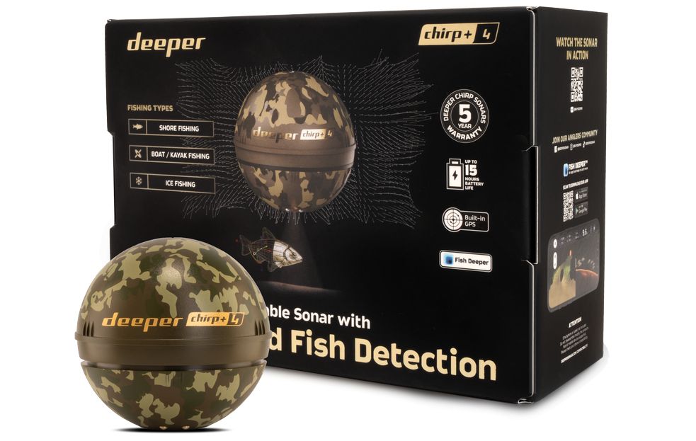 Fishing goods Deeper  Smart Sonar Chirp+4 | Sonar | Wi-Fi | Green/Brown