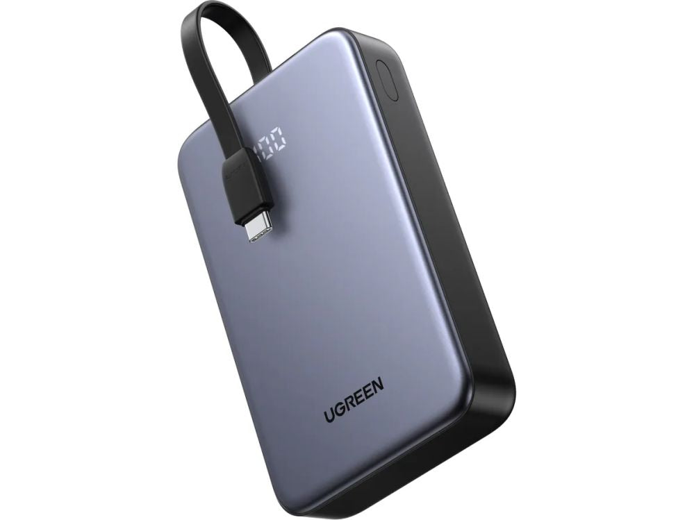 Power bank Ugreen  Power Bank 20,000mAh 20W 45762 Built-in Cable Grey