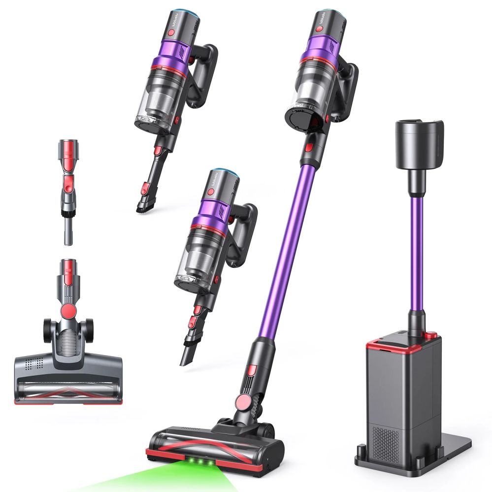 Tolmuimeja Lubluelu  Cordless Vacuum Cleaner X1000 with 2.5L Self-Emptying Dust Station