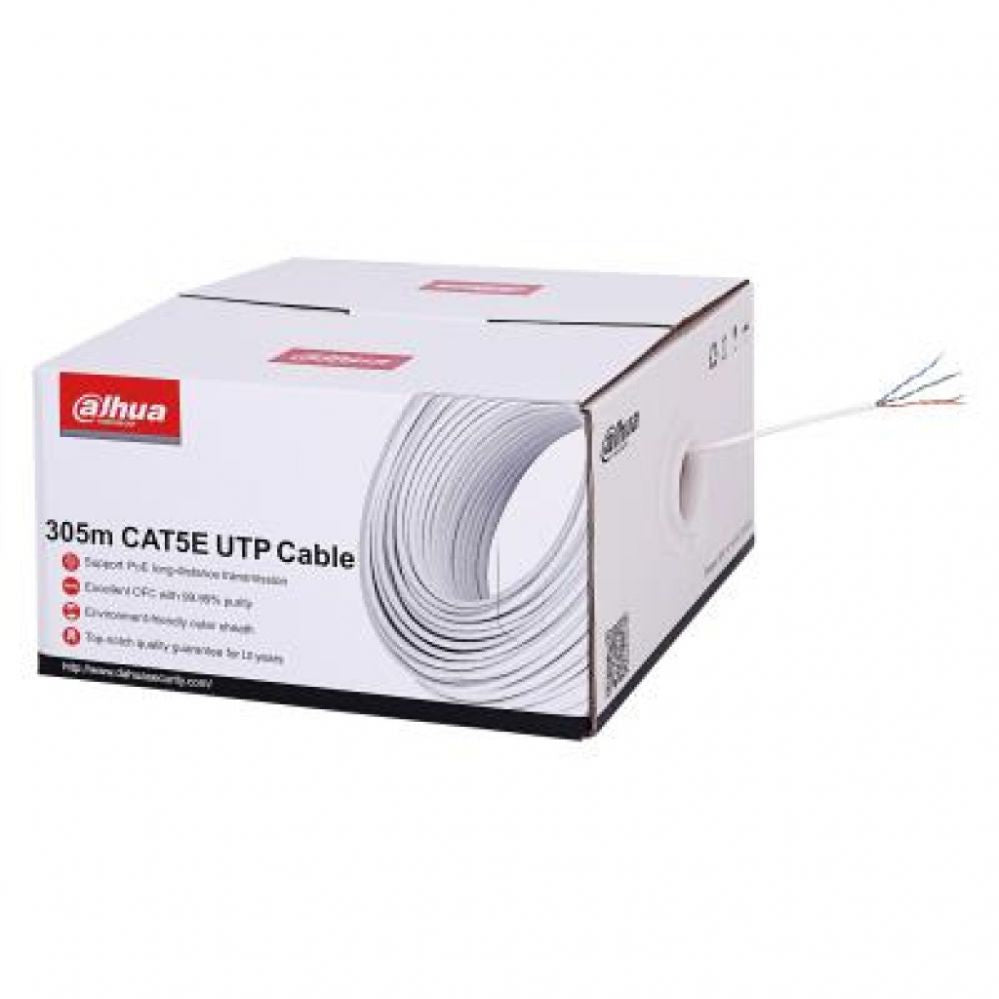 Commutator DAHUA  CABLE CAT5E UTP 305M WHITE/PFM920I-5EU-C