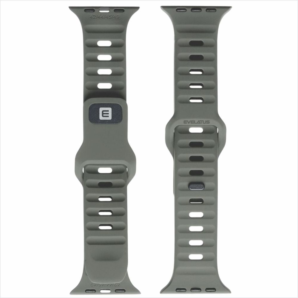 Rihm Evelatus  Evelatus Watch 38/40/41 Sport Silicone Loop Dark Gray
