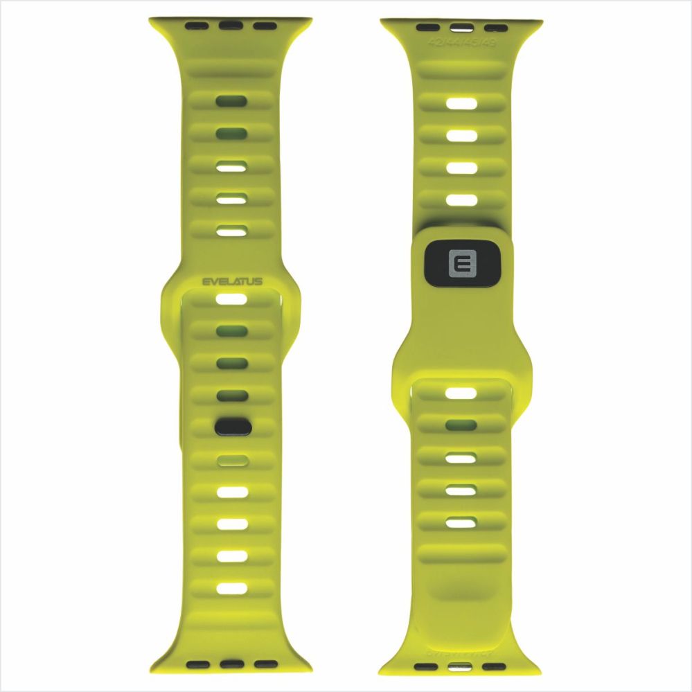 Rihm Evelatus  Evelatus Watch 38/40/41 Sport Silicone Loop Ultra Yellow