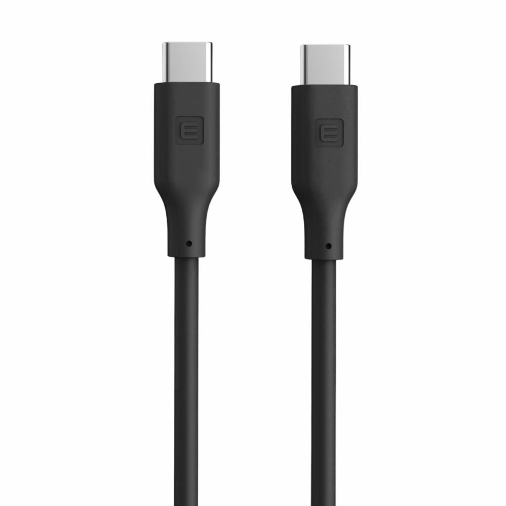 Kaabel Evelatus  Evelatus USB C to USB C Silicone Cable 1.2M 60W / 20V3A Black