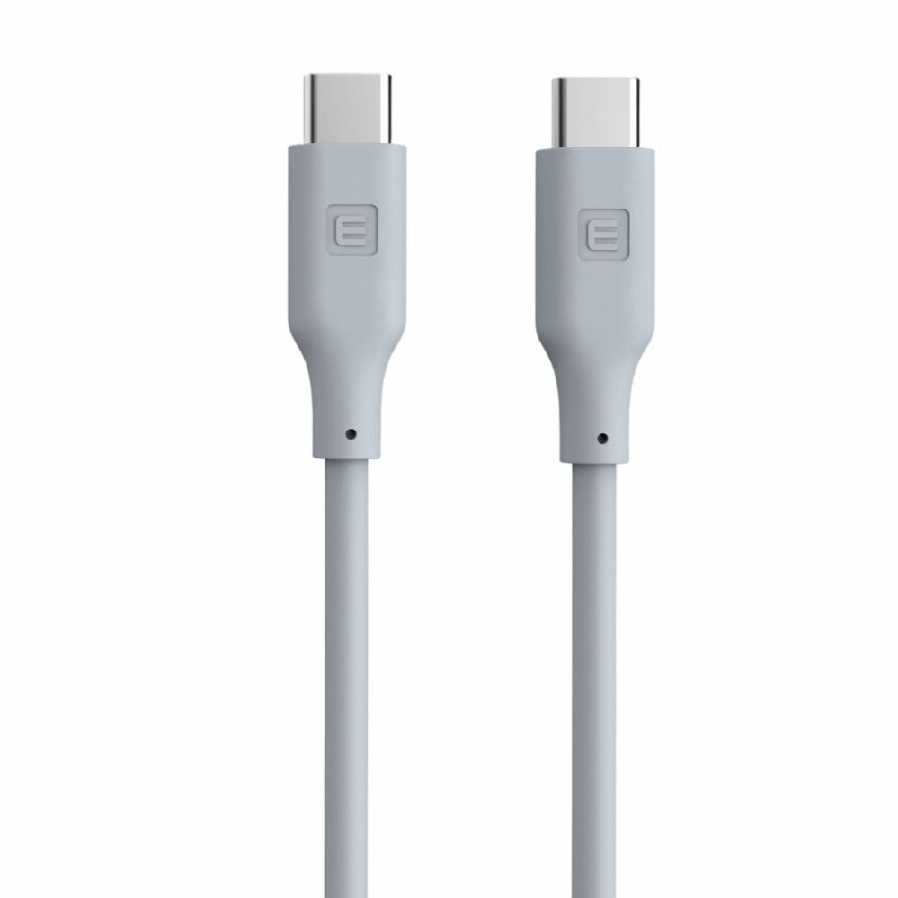 Kaabel Evelatus  Evelatus USB C to USB C Silicone Cable 1.2M 60W / 20V3A White