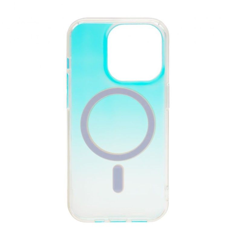 Чехол на заднюю панель Connect Apple iPhone 15 Pro Max Transparent gradient Magnetic Case Chameleon