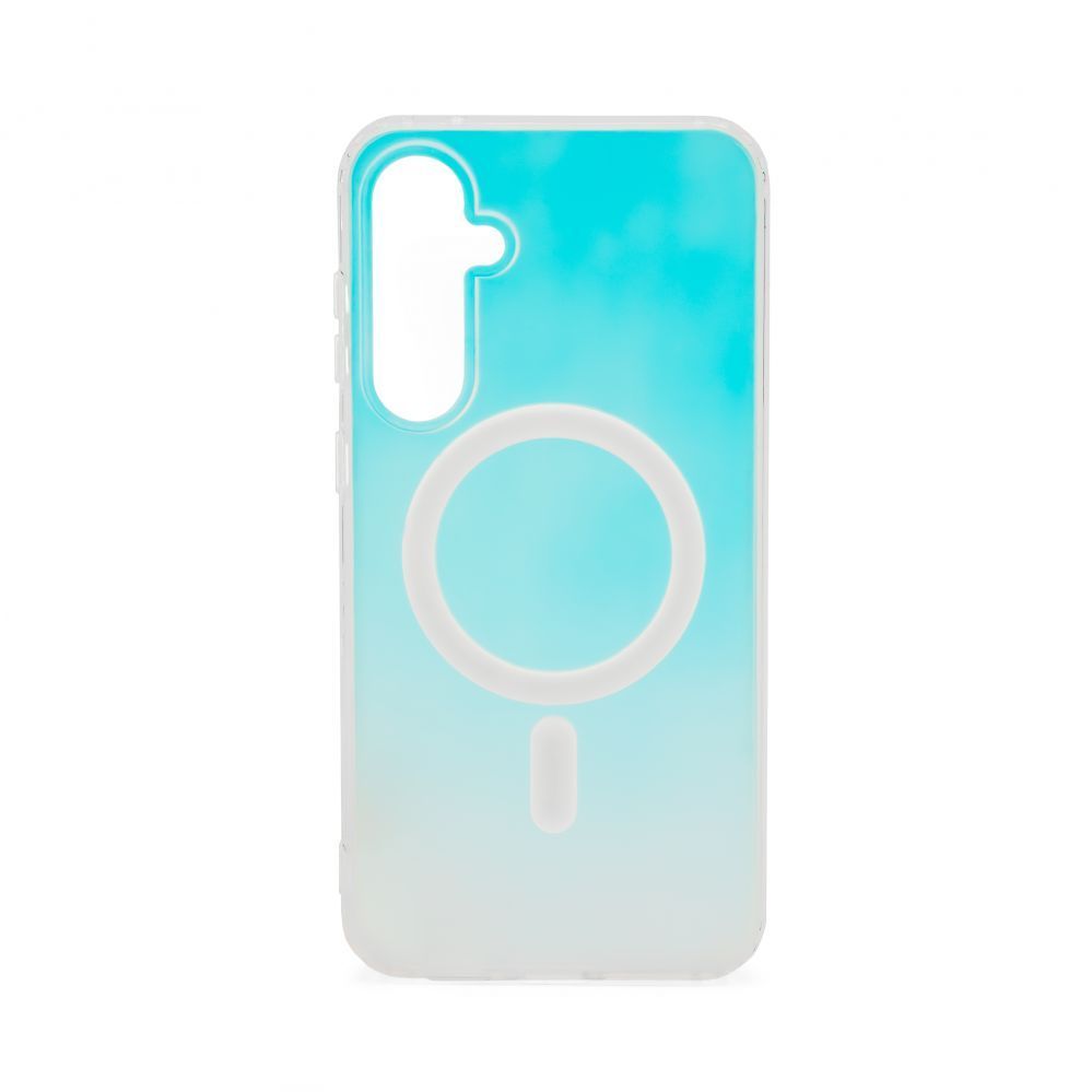 Back panel cover Connect Samsung Galaxy S24 Plus Transparent gradient Magnetic Case Chameleon