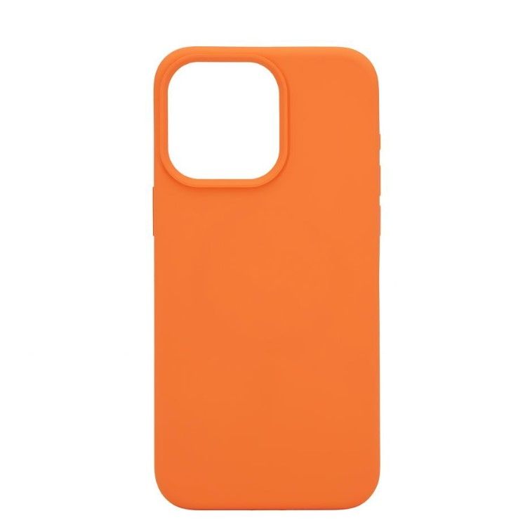 Чехол на заднюю панель Connect Apple iPhone 15 Pro Max Premium Magsafe Soft Touch Silicone Case New Function Orange