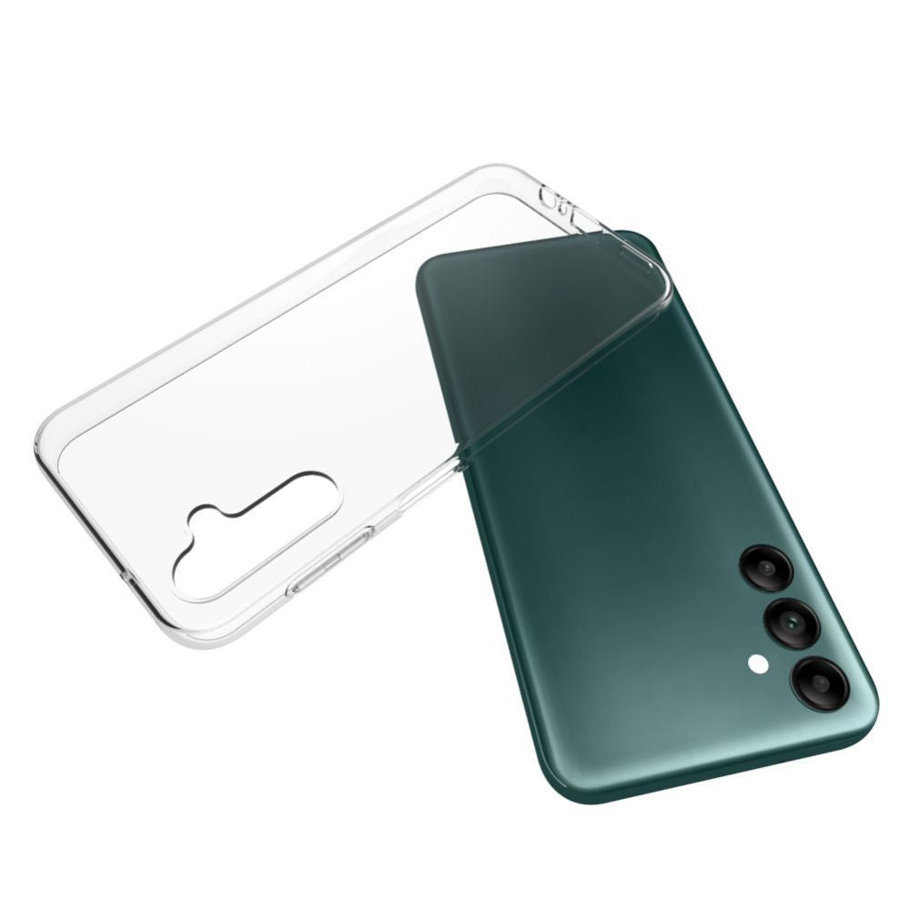 Tagakaaned Connect Samsung Galaxy A14 4G Clear Silicone Case 1.5mm TPU Transparent