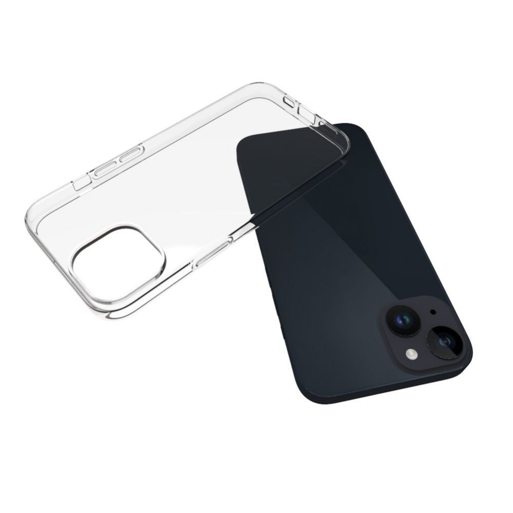 Чехол на заднюю панель Connect Apple iPhone 15 Clear Silicone Case 1.5mm TPU Transparent