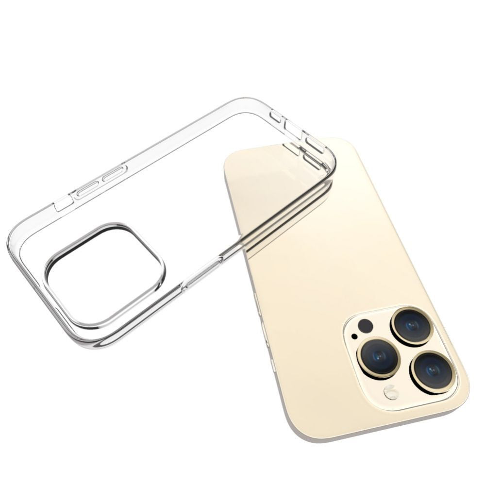 Back panel cover Connect Apple iPhone 15 Pro Clear Silicone Case 1.5mm TPU Transparent