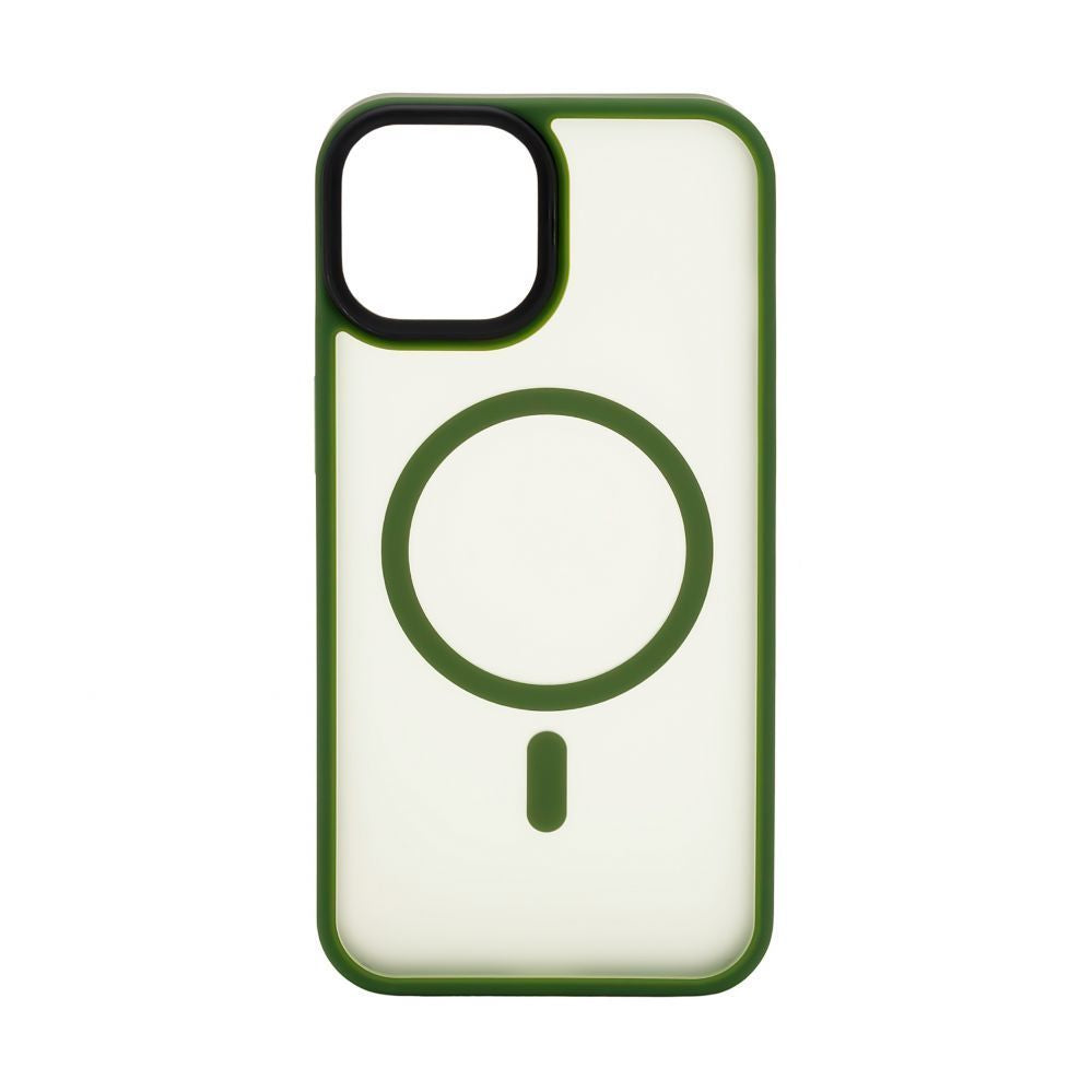 Чехол на заднюю панель Connect Apple iPhone 13 Pro Max Hybrid Case With Magnetic PC+TPU Green