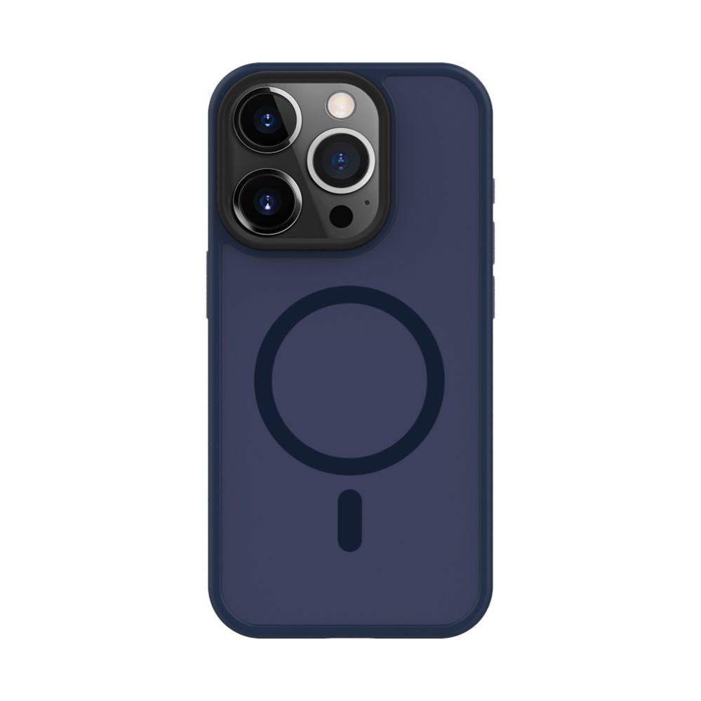 Tagakaaned Connect Apple iPhone 15 Pro Max Hybrid Case With Magnetic PC+TPU Blue