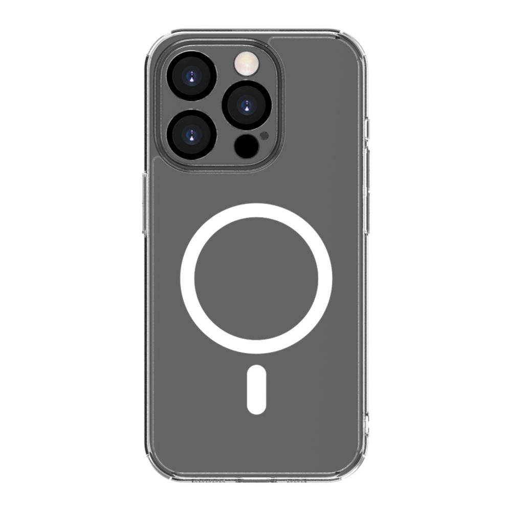 Back panel cover Connect Apple iPhone 14 Pro Max Clear Case With Magnetic and Camera Protection Transparent