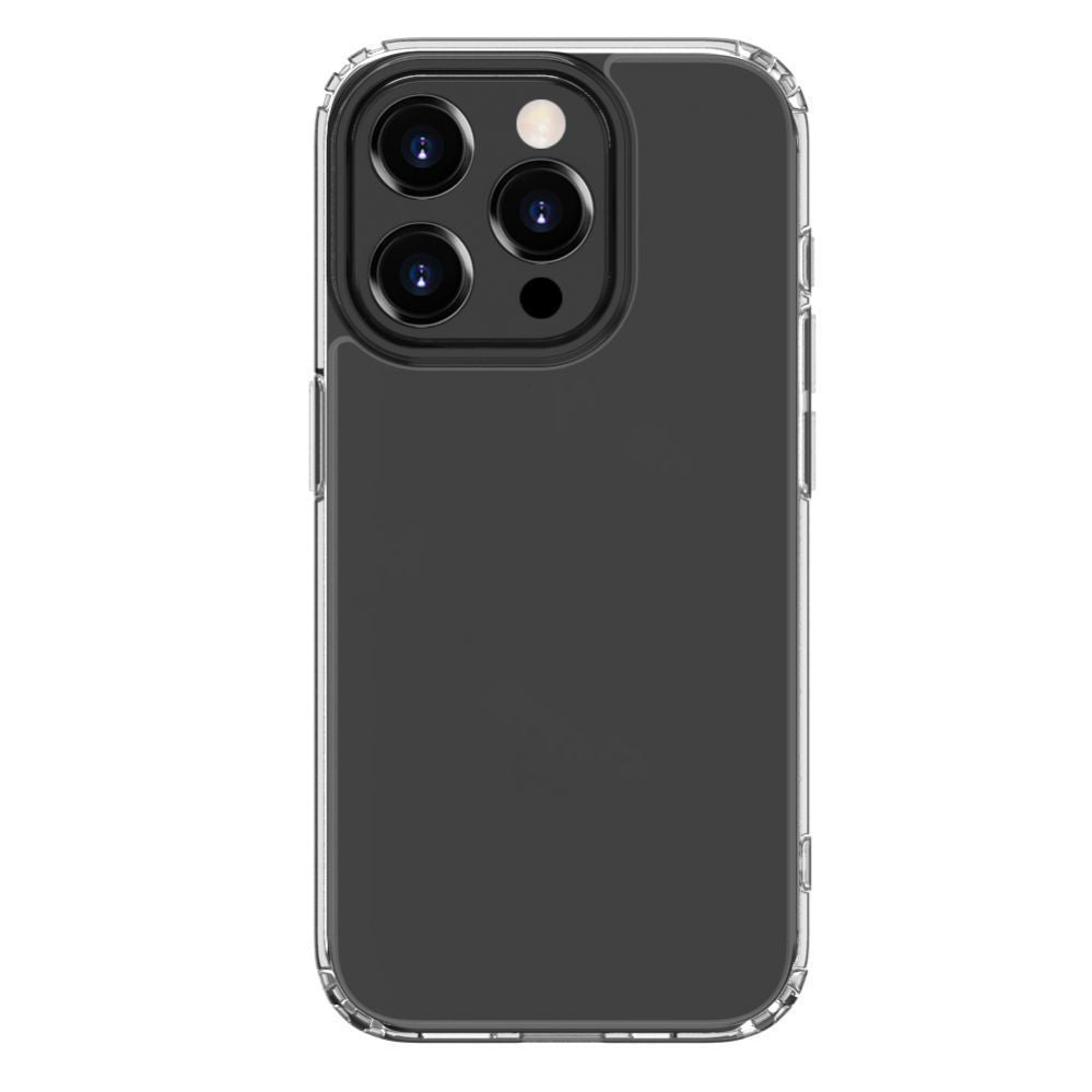 Чехол на заднюю панель Connect Apple iPhone 15 Pro Max Military Shockproof Silicone Case Transparent