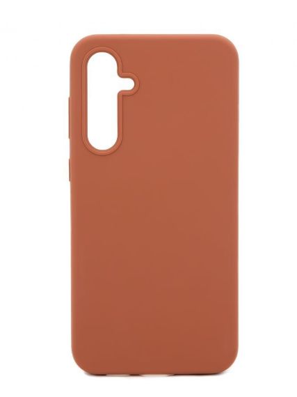 Tagakaaned Evelatus Samsung Galaxy S24 Premium Soft Touch Silicone Case Brown