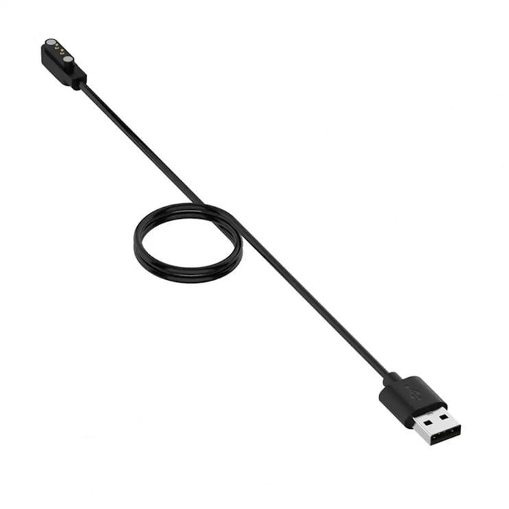 Laadija iWear  CH2 Universal USB 1m Power Cable Smart Watch 2-pin 4mm magnetic charger