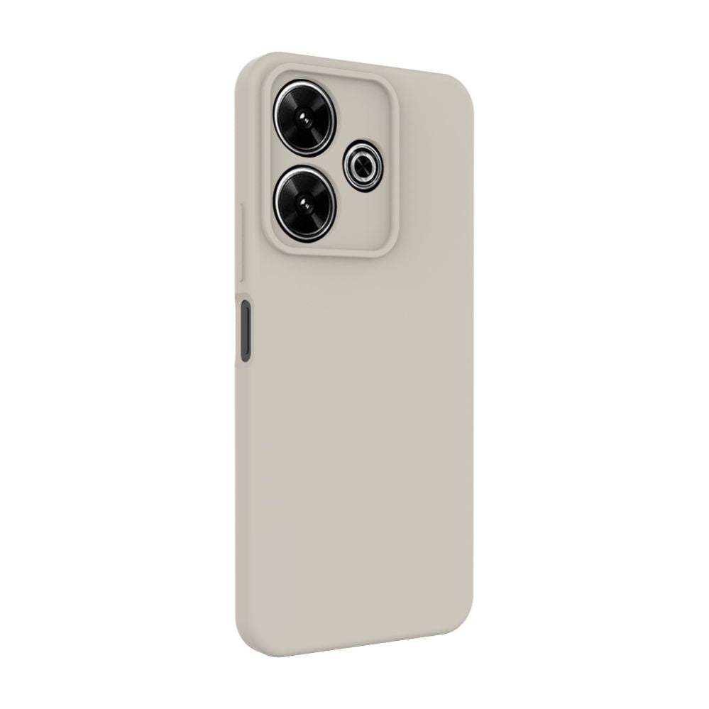 Чехол на заднюю панель Connect Xiaomi Redmi Note 13 Pro Plus Premium Quality Soft Touch Silicone Case Silver
