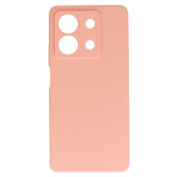 Tagakaaned Connect Xiaomi Poco X6 Pro Premium Quality Soft Touch Silicone Case Pink Sand