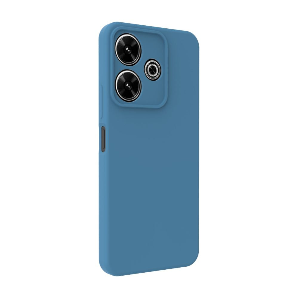 Tagakaaned Connect Xiaomi Poco M6 Pro Premium Quality Soft Touch Silicone Case Midnight Blue