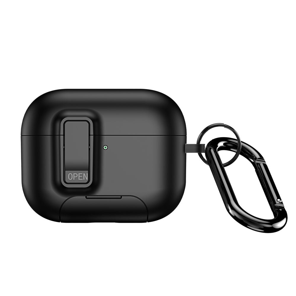 Korpus kõrvaklappidele Dux Ducis Apple AirPods Pro 3 PECQ Series PC+TPU Cover with Hook Black
