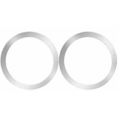 Automaatne hoidja iLike  MG2 Sticky 3M Metal Plate 2in1 set - 2x Magsafe Ring 55*45mm for Smartphone Cases Black