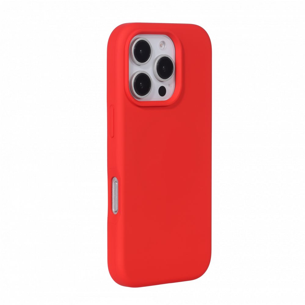 Tagakaaned Evelatus Apple iPhone 16 Pro Max Premium Magsafe Soft Touch Silicone Case Red