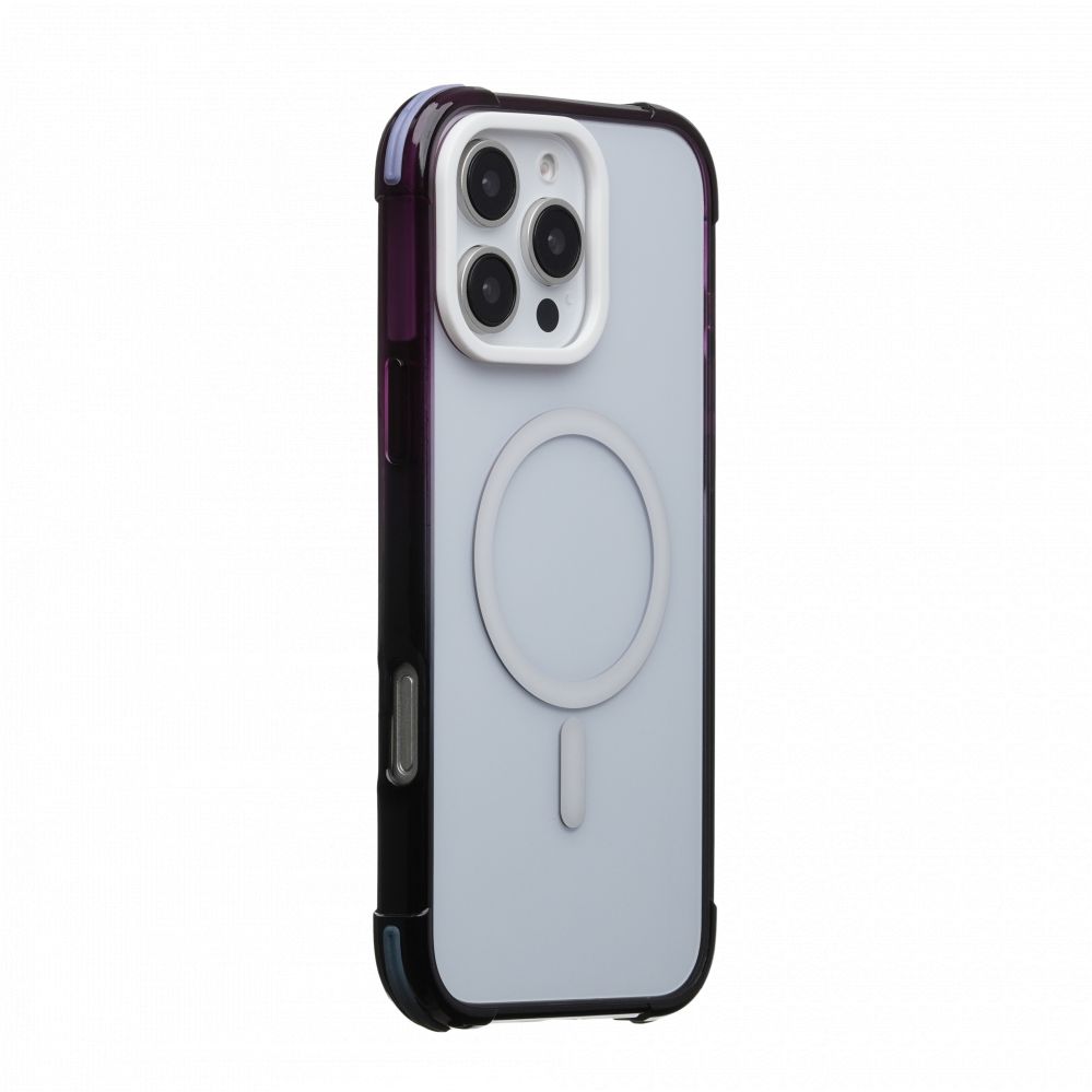 Чехол на заднюю панель Evelatus Apple iPhone 16 Pro Max Defender Gradient Color MagSafe Black Purple