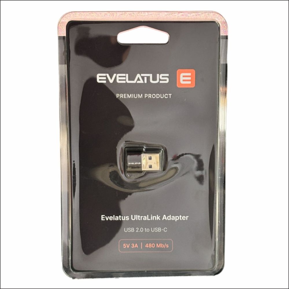 Üleminek Evelatus  Evelatus UltraLink OTG Adapter USB 3.0 to USB-C 5V 3A  |  480 Mb/s Abyss Blue
