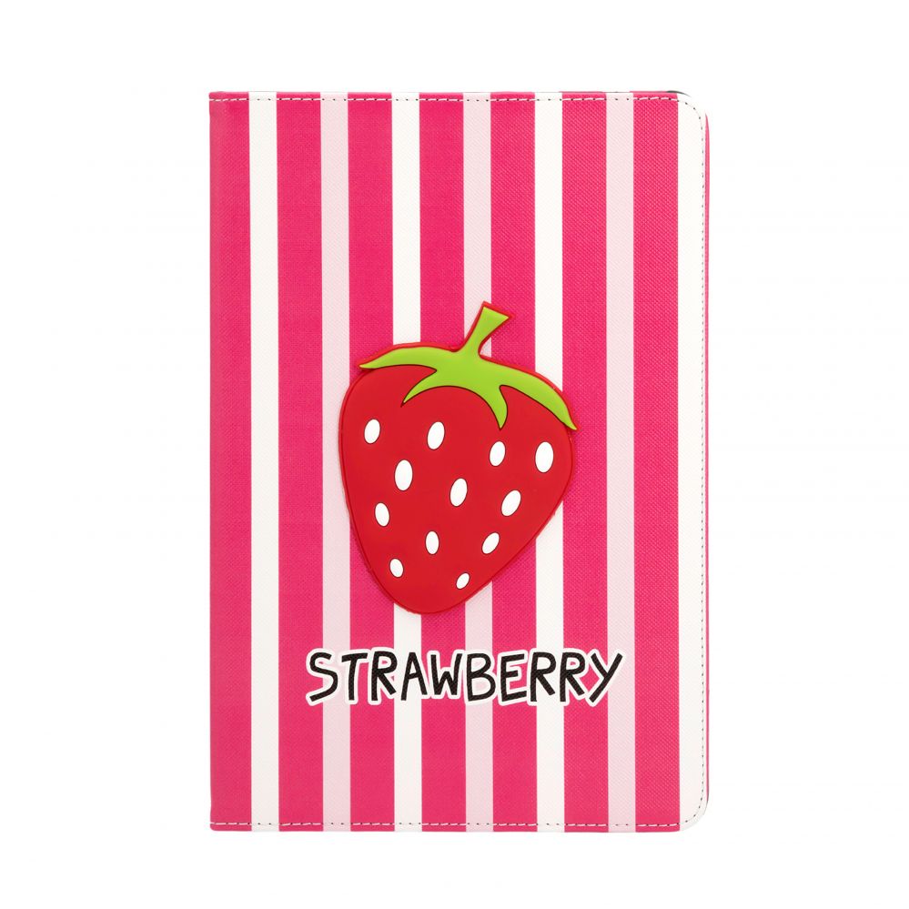 Kaaned iLike  Galaxy Tab A9 Plus 11 Tablet Case Design SM-X210/SM-X215/SM-X216 Strawberry