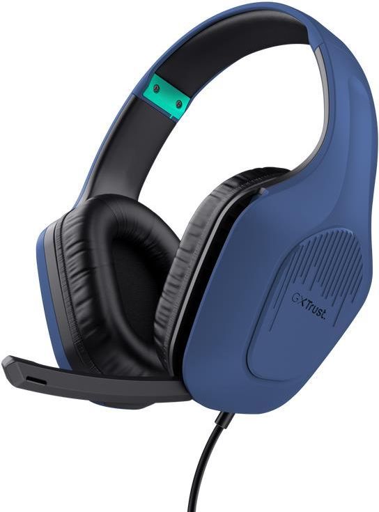 Wired headphones Trust  HEADSET GXT415B ZIROX/BLUE 24991