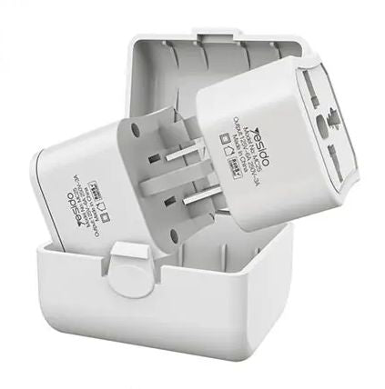 Adaptrid yesido  MC25 Travel Adapter Plug Kit White