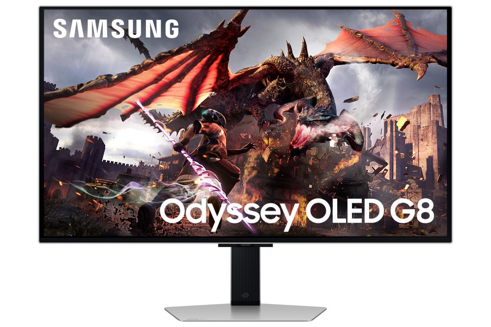 Монитор Samsung  LS32DG802SUXDU 32" OLED G8 G80SD UHD Monitor 3840x2160/16:9/200cd/m2/0.03ms, DP, HDMI, USB