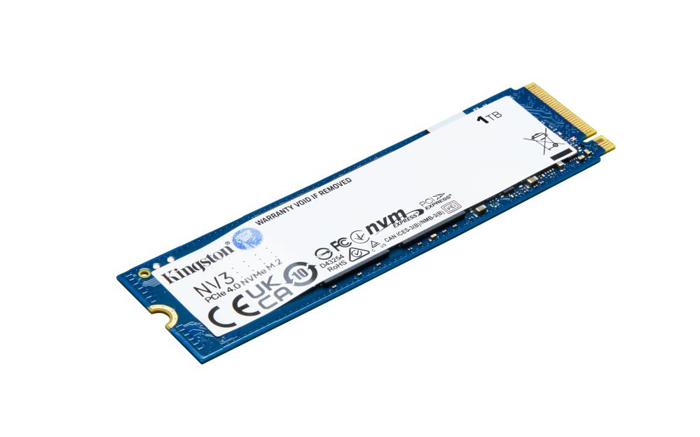 Жесткий диск SSD Kingston  SSD PCIE G4 M.2 NVME 1000GB/SNV3S/1000G