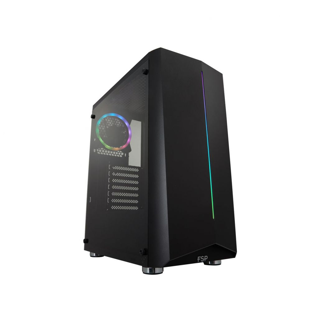 Корпус для компьютера Fortron  CMT151 Black ATX Power supply included No