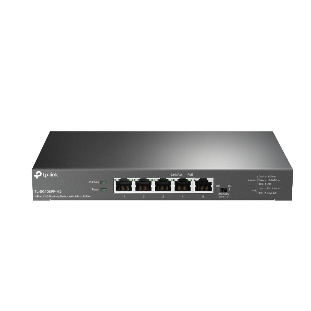 Commutator TP-Link  NET SWITCH 5PORT 4POE+/TL-SG105PP-M2