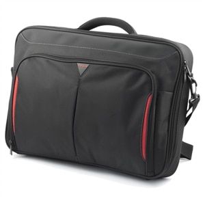 Sülearvuti kott Targus  Clamshell Laptop Bag CN418EU Black/Red, Shoulder strap, Briefcase